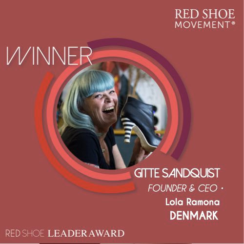 Red Shoe Leader Award - Gitte Sandquist