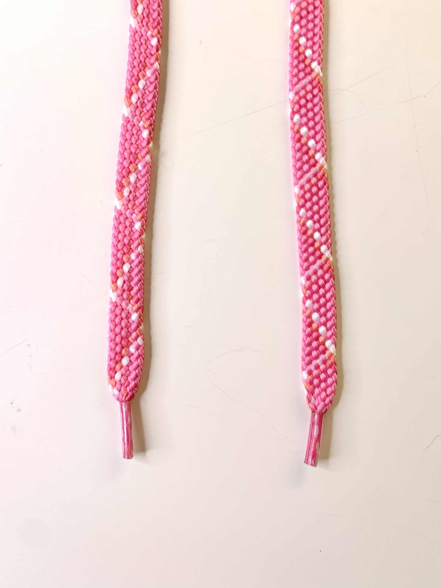 Pink Criss Cross Laces
