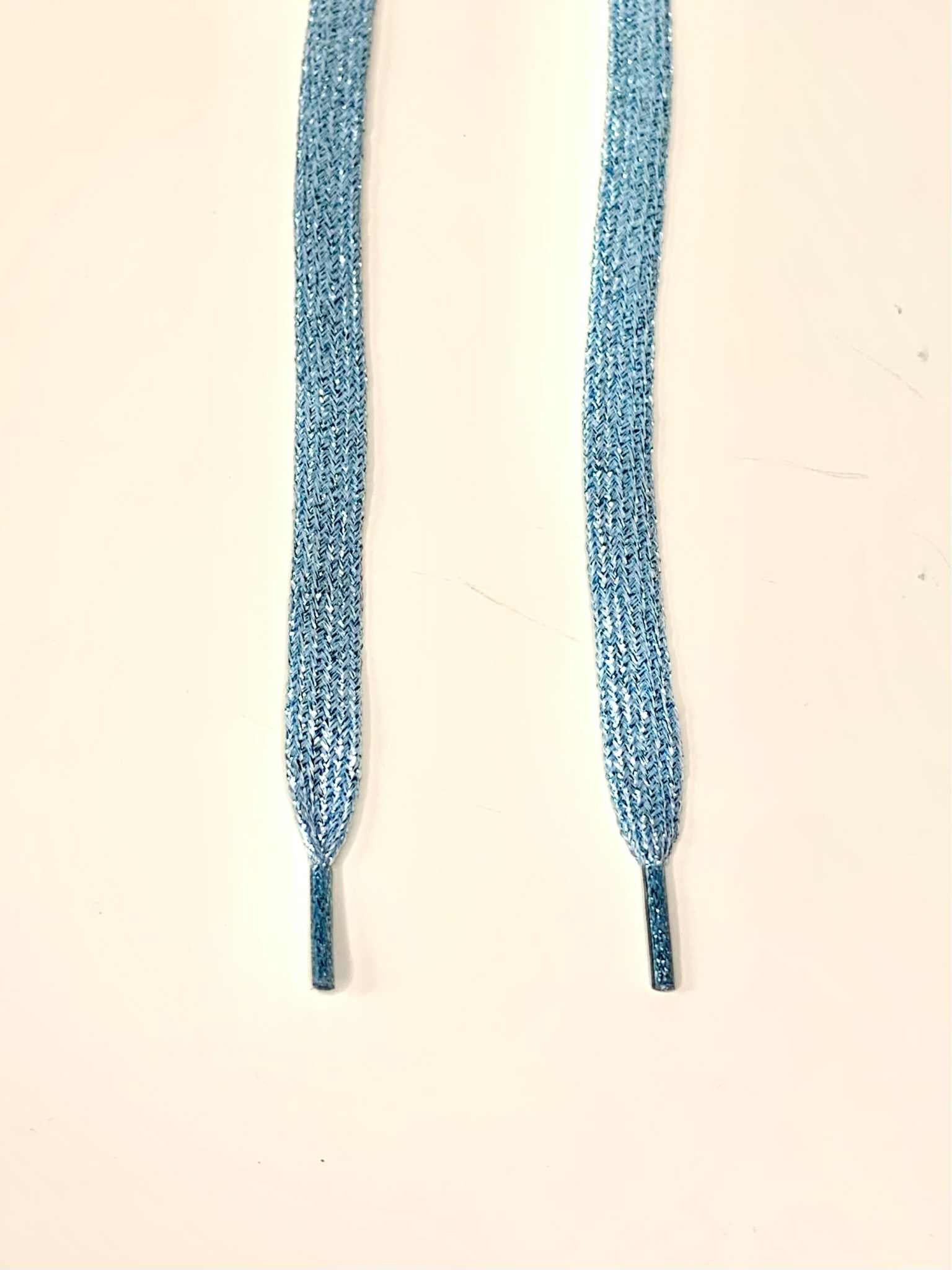 Baby Blue Glitter Laces