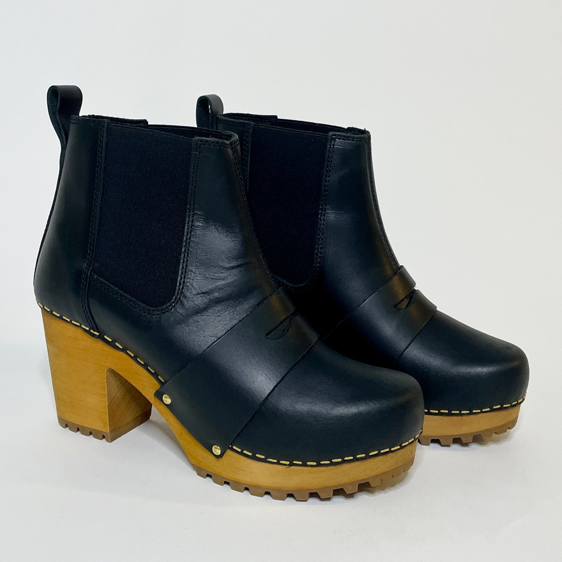 Sanita Wood-Penny Chunk Boot Black