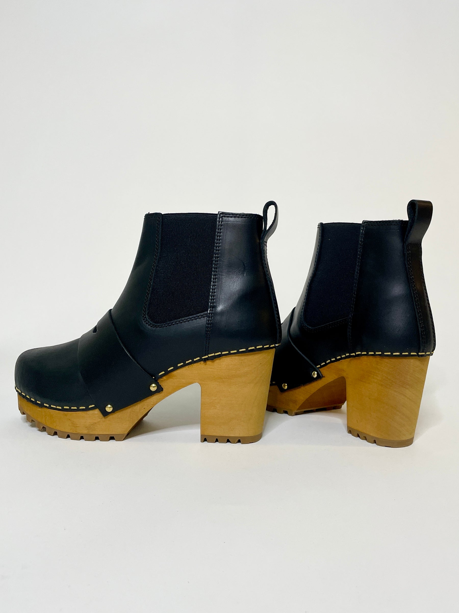 Sanita Wood-Penny Chunk Boot Black