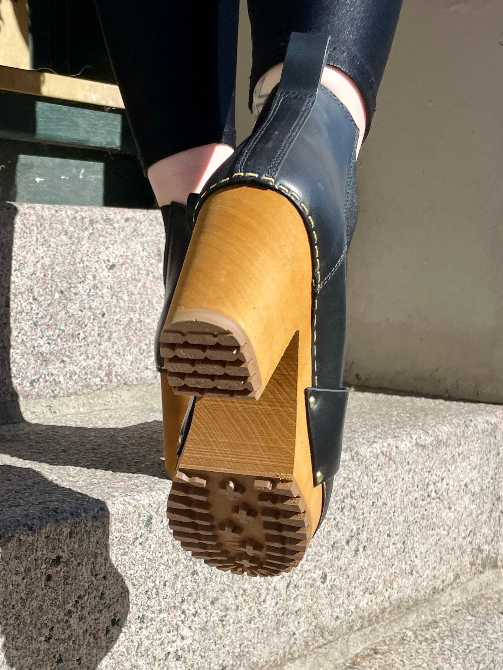 Sanita Wood-Penny Chunk Boot Black