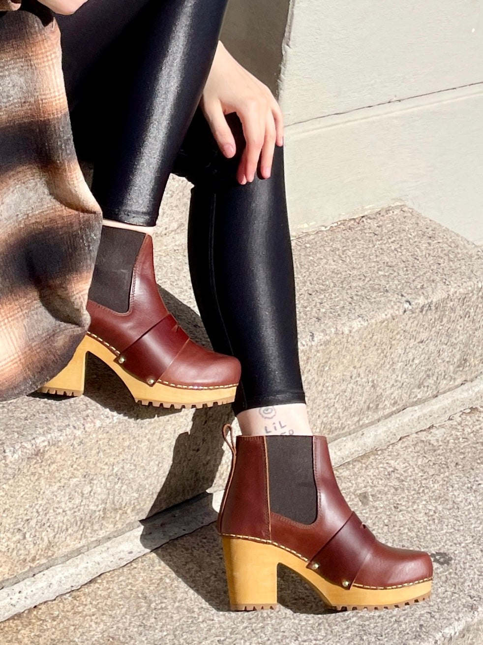 Sanita Wood-Penny Chunk Boot Brown