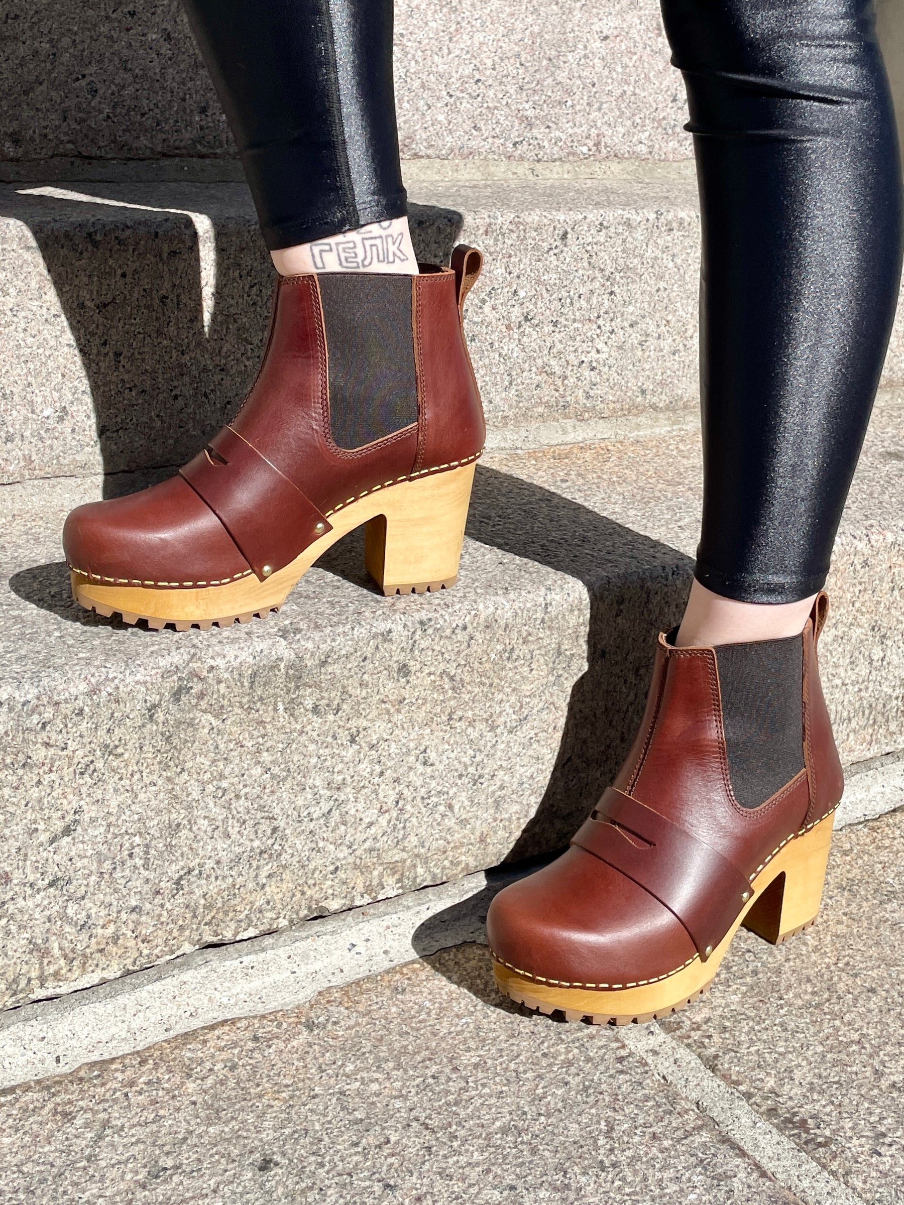 Sanita Wood-Penny Chunk Boot Brown