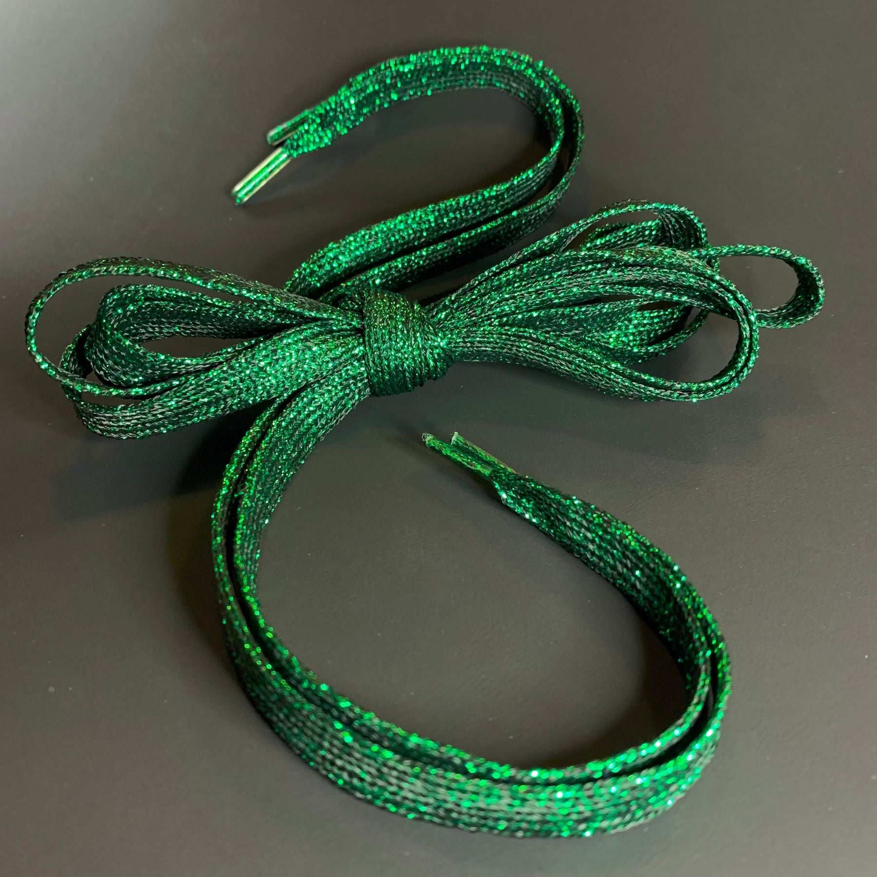 Glitter Green Laces