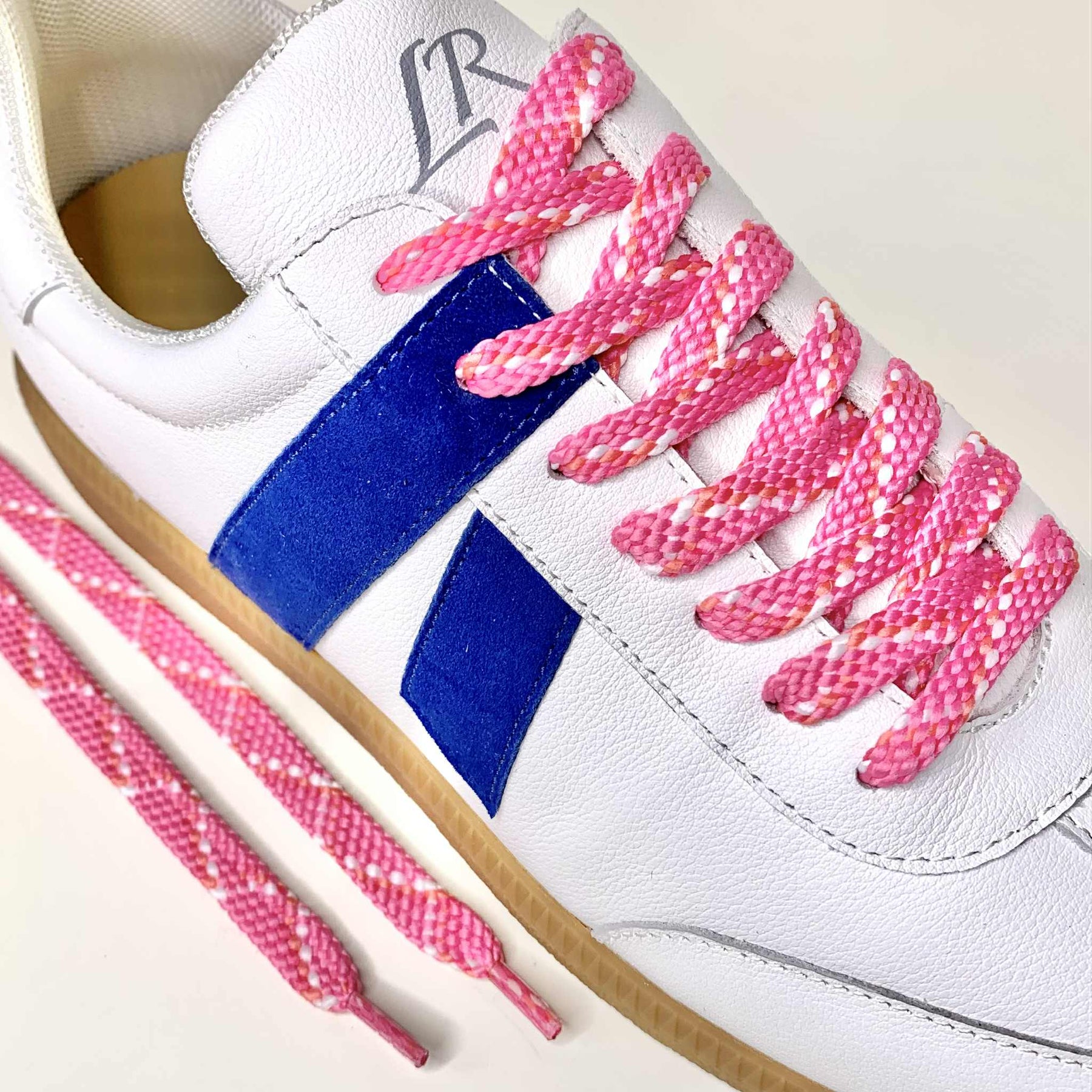 Pink Criss Cross Laces