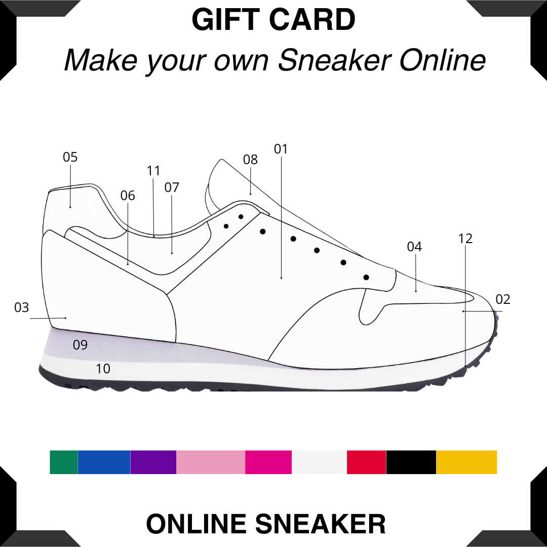 Gift Card online sneaker - Make my own sneaker - Digital