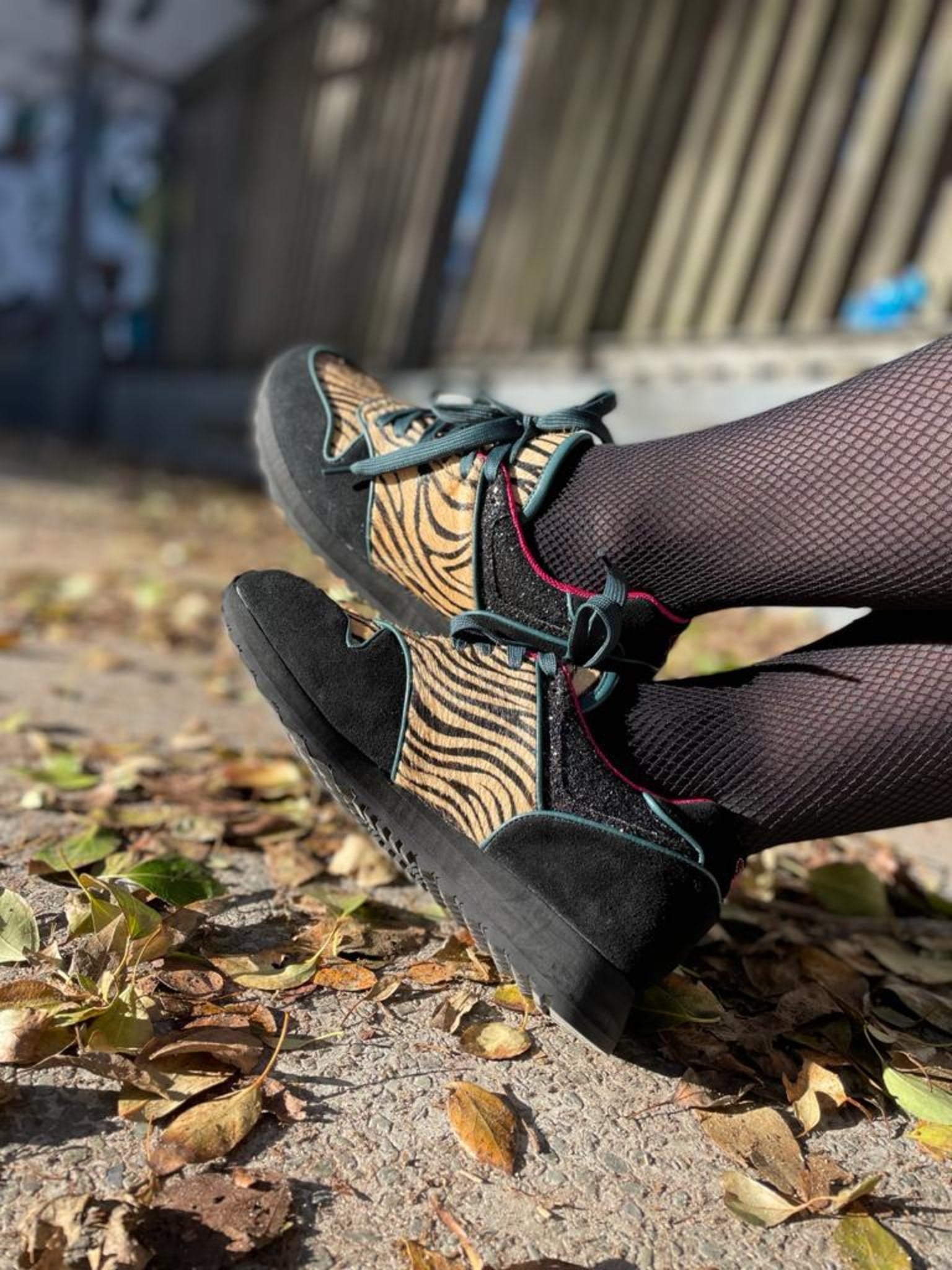 Serena Tiger action shot