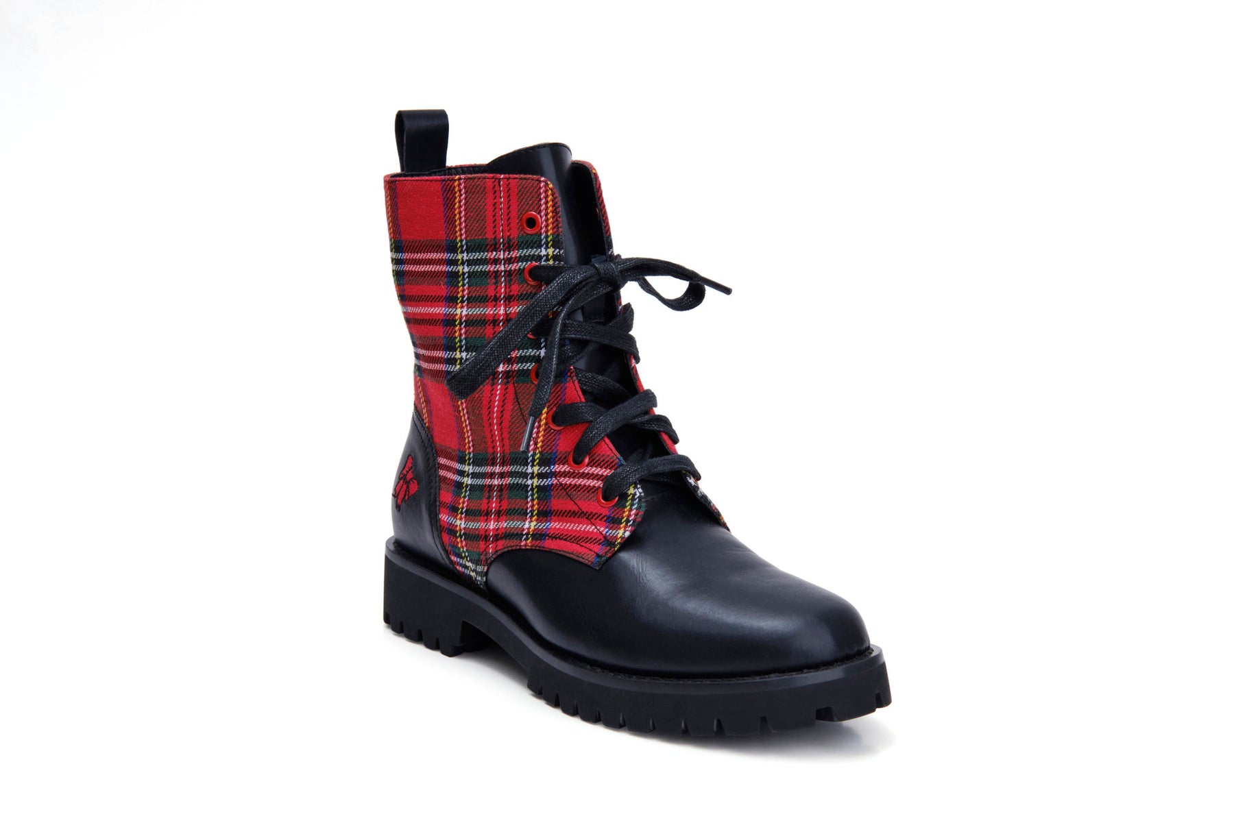 Shelly Highland Tartan Plaid boots