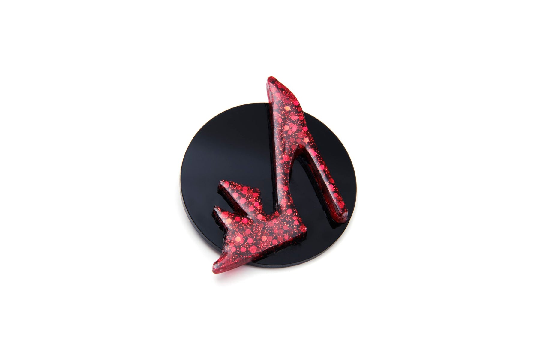 Shoe Brooch - Red