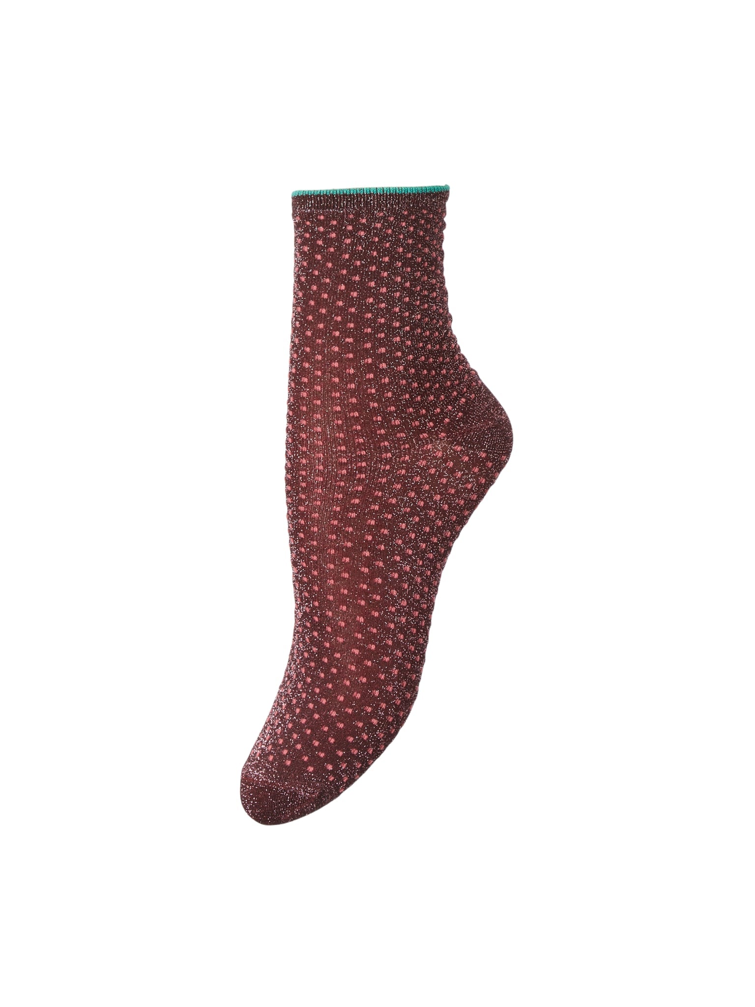 Dina Small Dots Wine Red - Beck Söndergaard