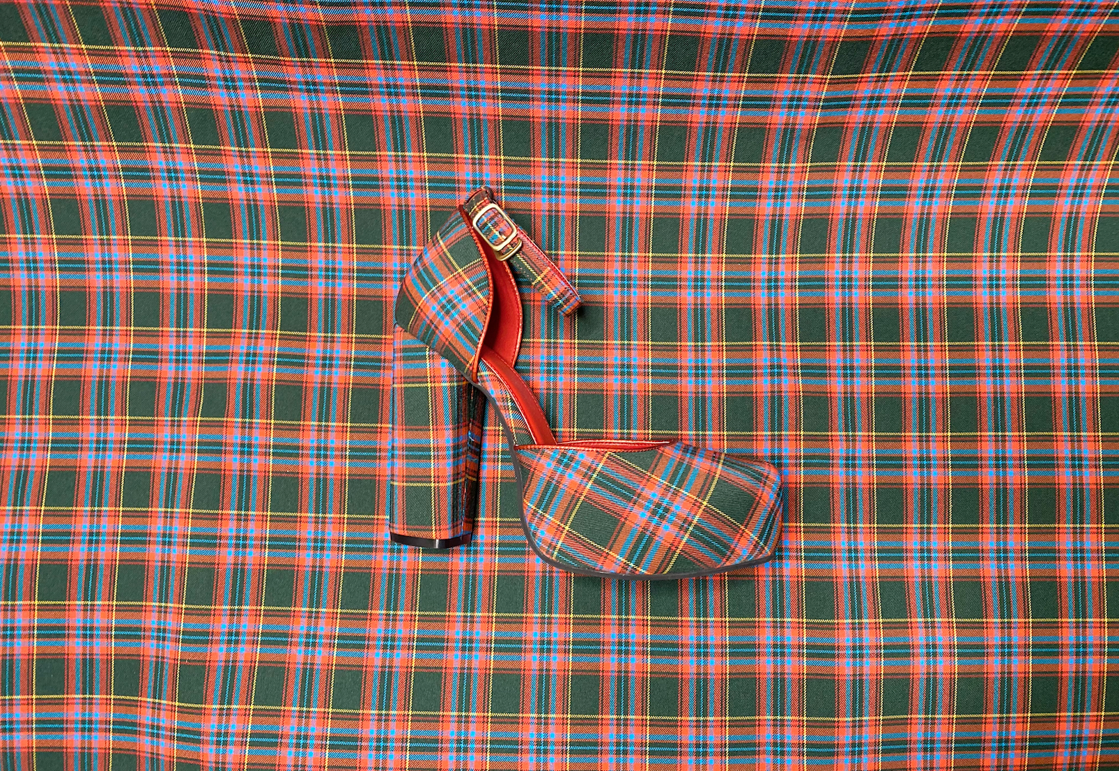 Marilyn Melba Tartan Heel