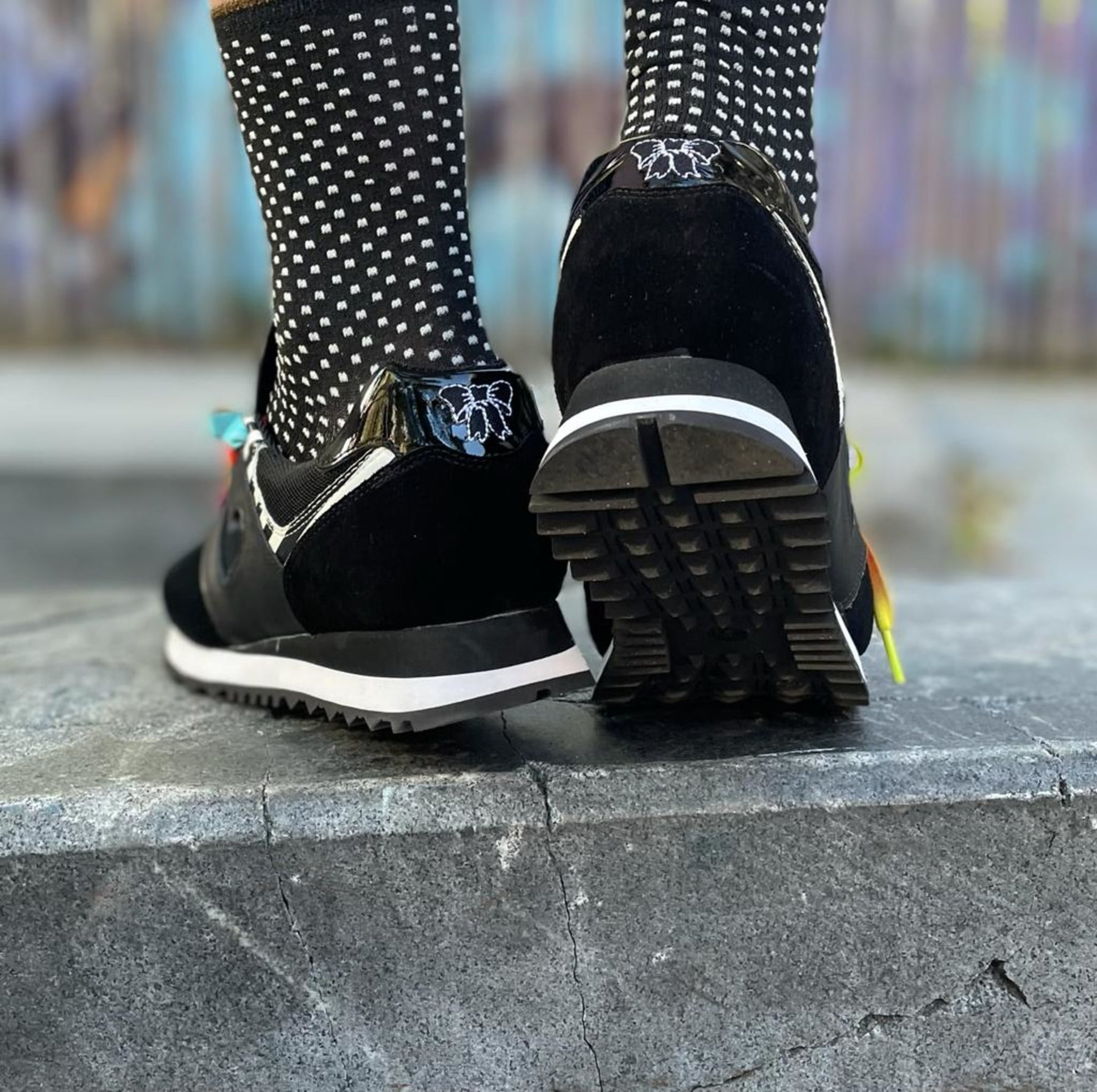 Serena Referee Sneakers behind