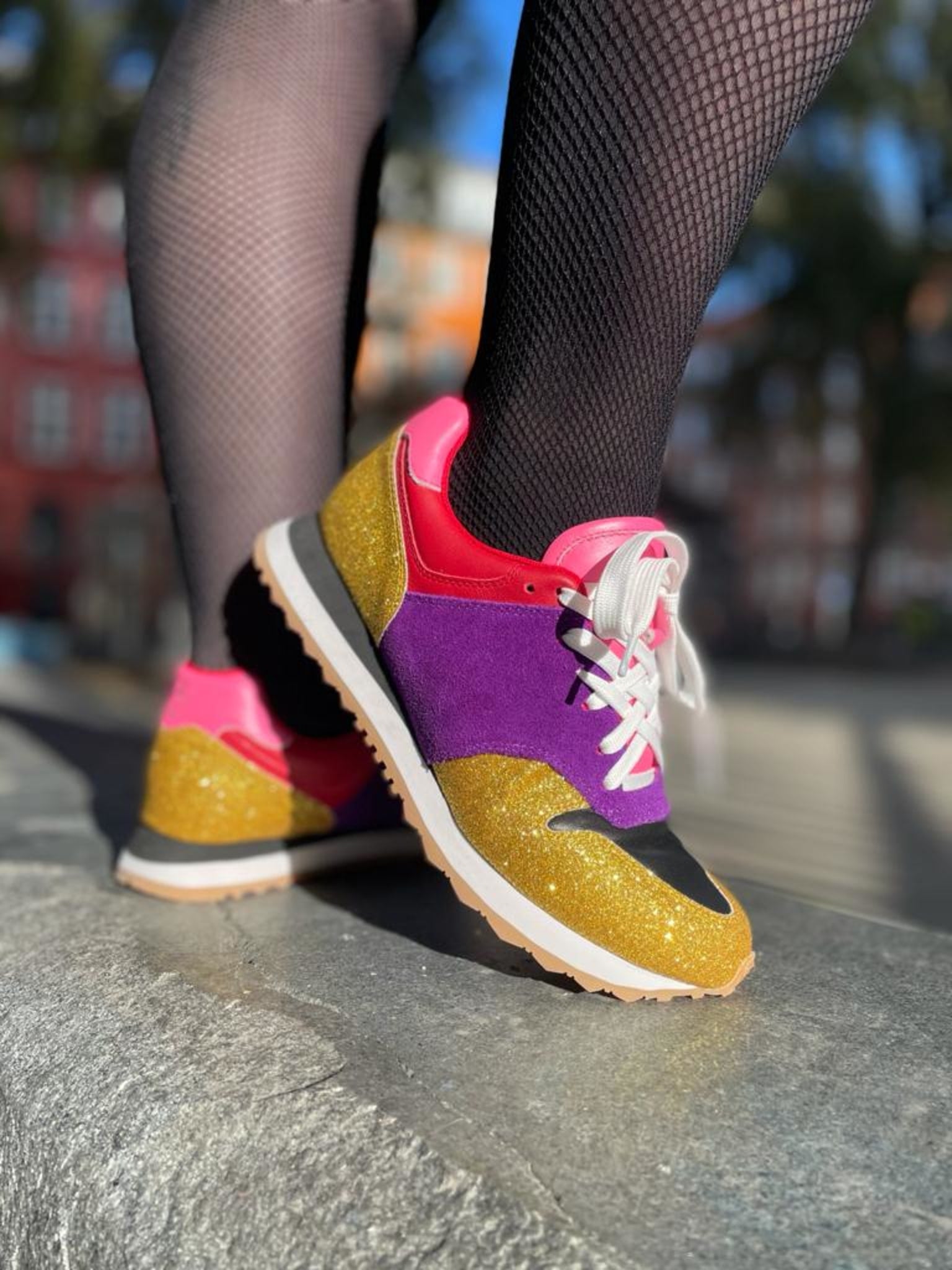 SERENA Multi With Gold Glitter