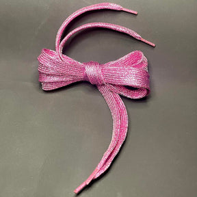 Hot Pink Glitter Laces