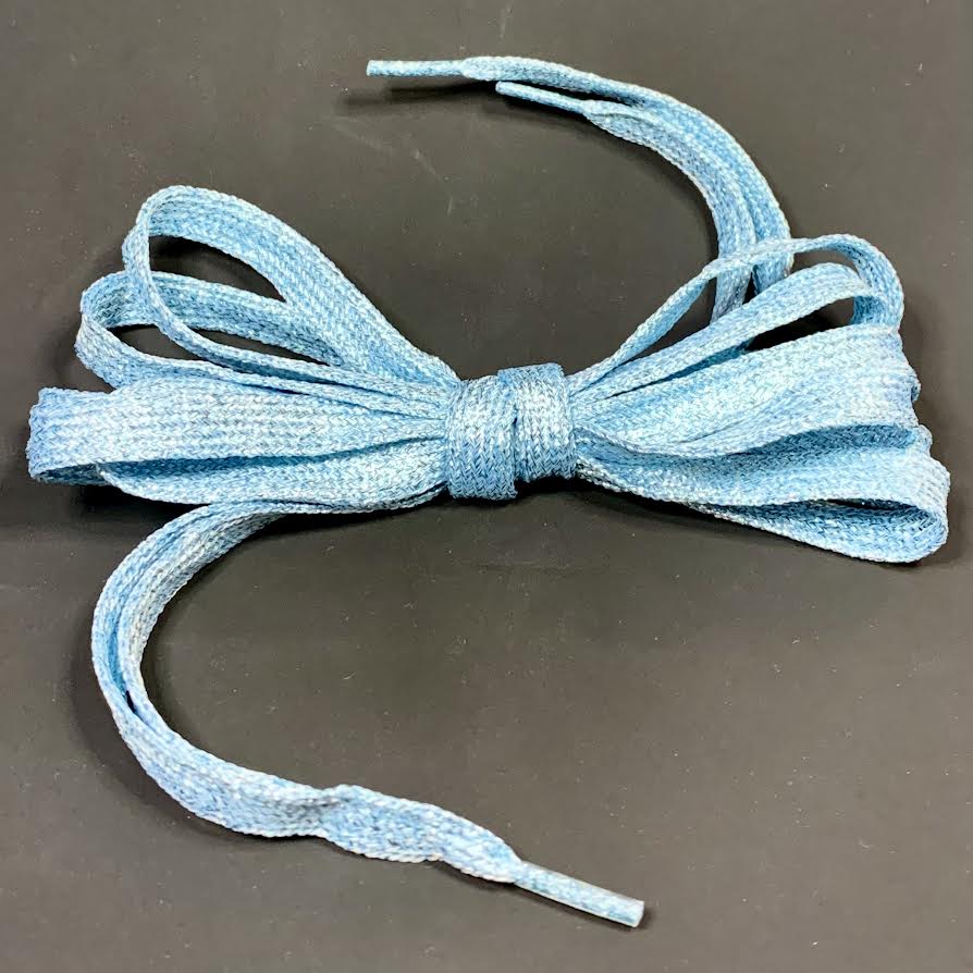Baby Blue Glitter Laces
