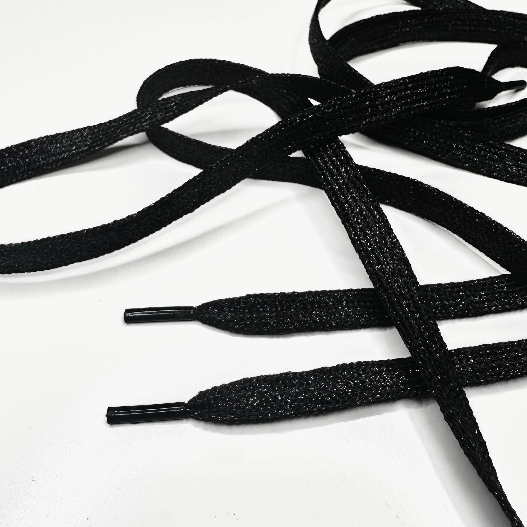 Black Laces Glitter