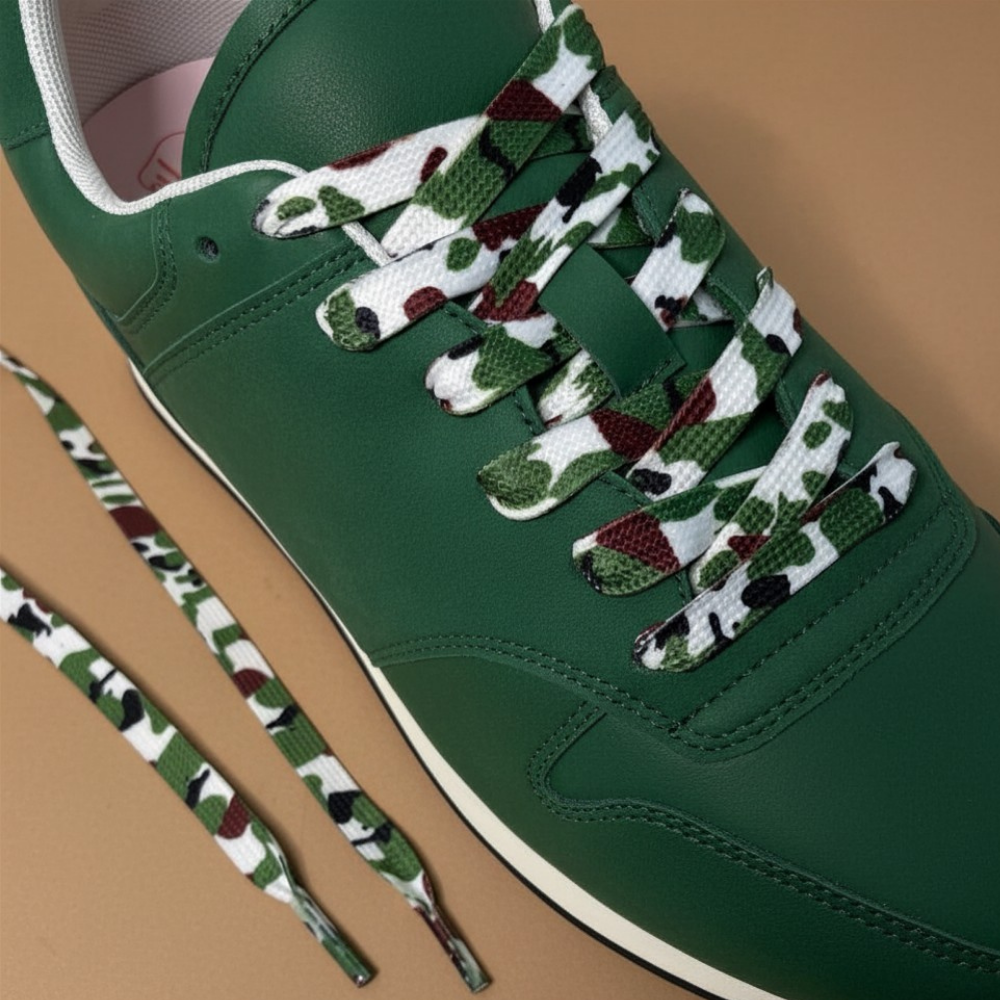 Multicolored Camouflage Laces