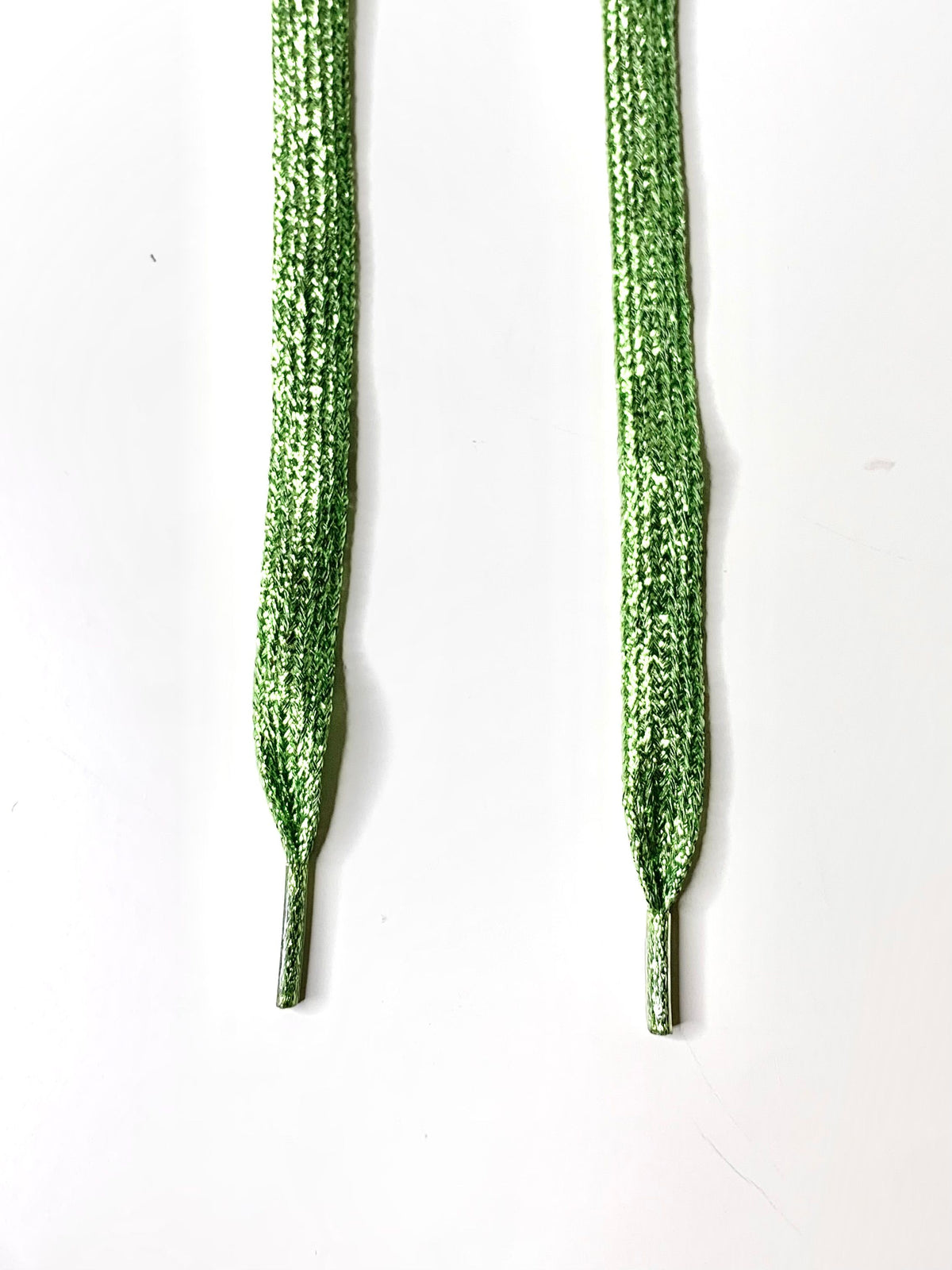 Lime Green Glitter Laces