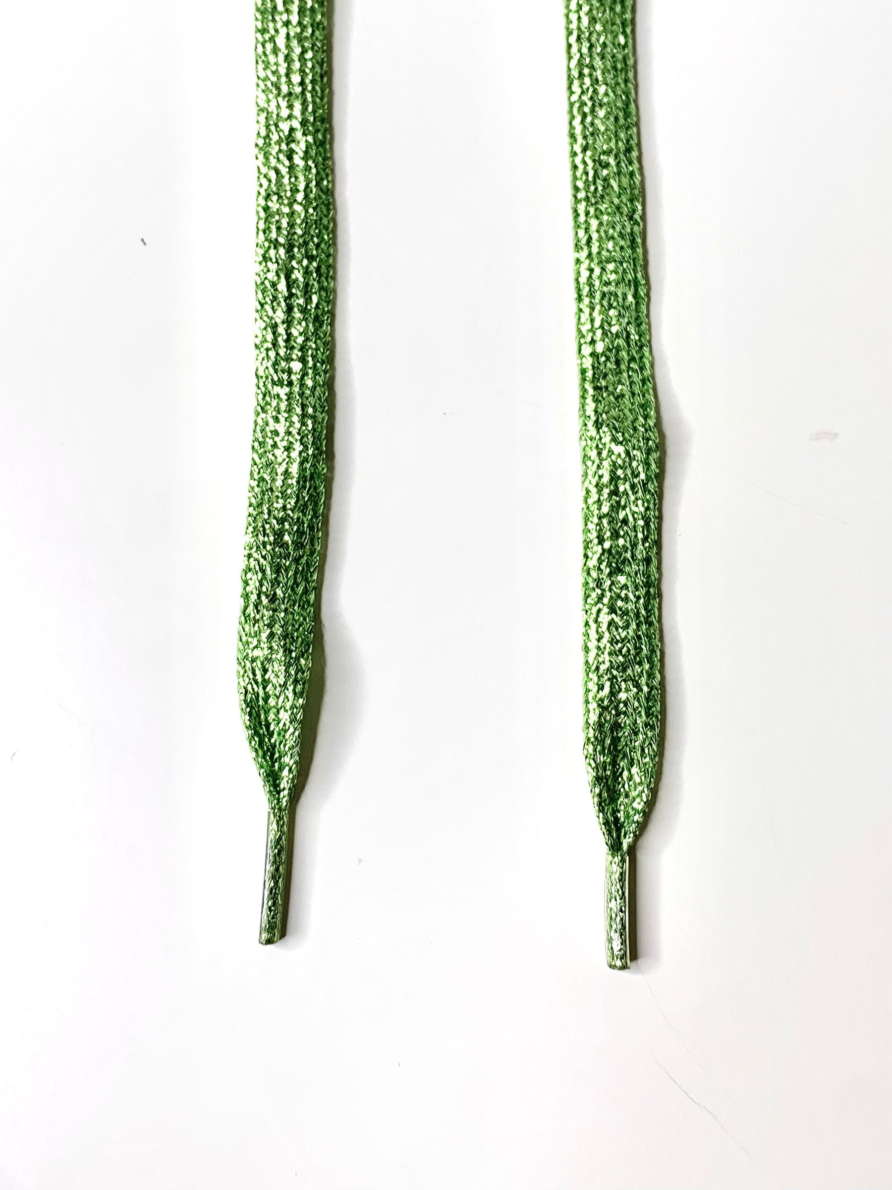 Lime Green Glitter Laces