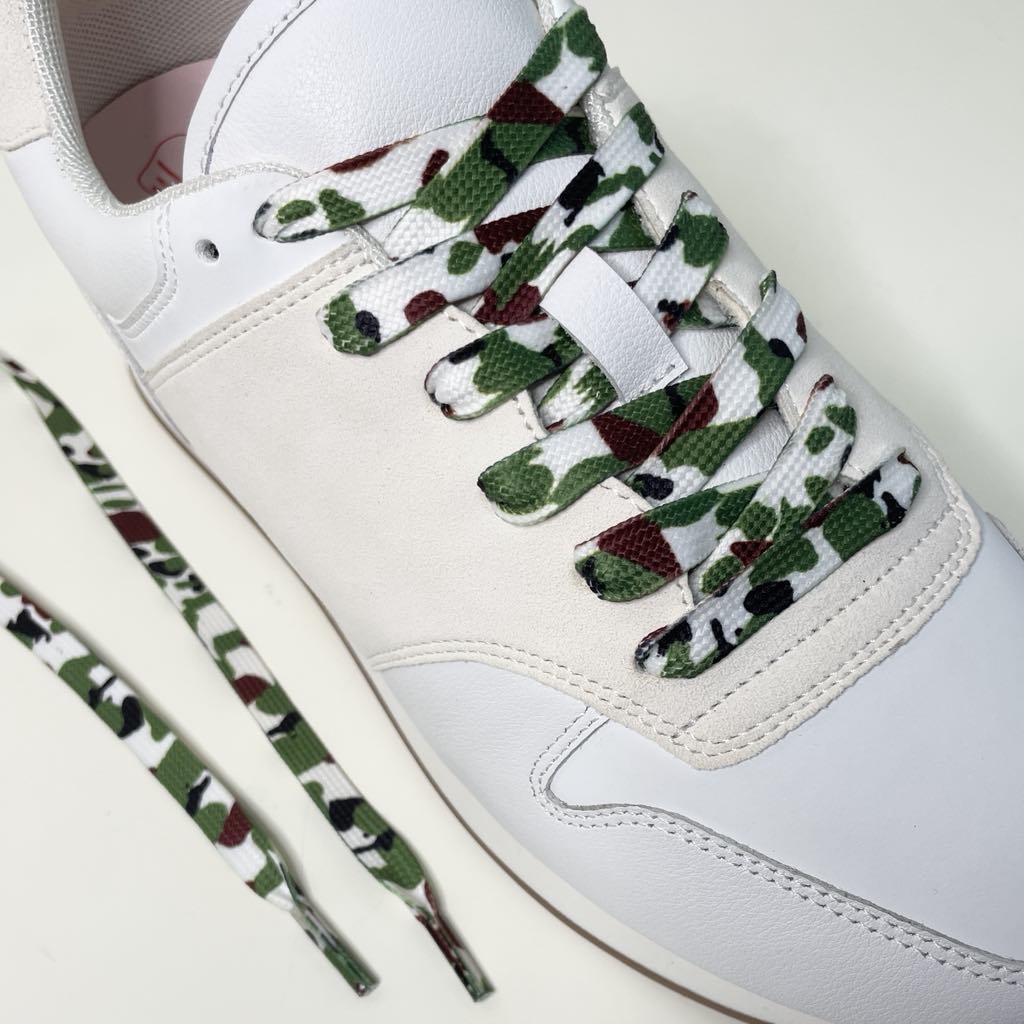 Multicolored Camouflage Laces