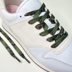 Green Camouflage Laces