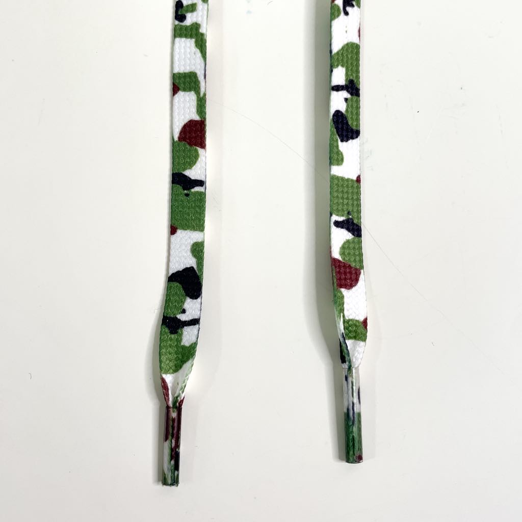 Multicolored Camouflage Laces