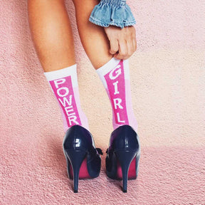 Girl Power Pink - Sport Socks