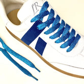 Petroleum Blue Glitter Laces