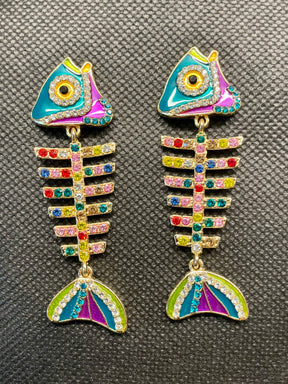 Fishbone Earrings