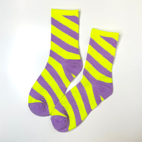 Poisoned Stripey - Mid Leg Socks
