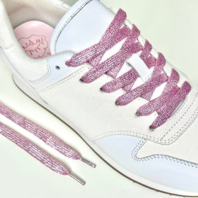 Rosa Silver Glitter Laces