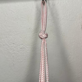 White Red Dotted Laces