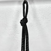 Black White Dotted Laces