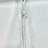 White Black Dotted Laces