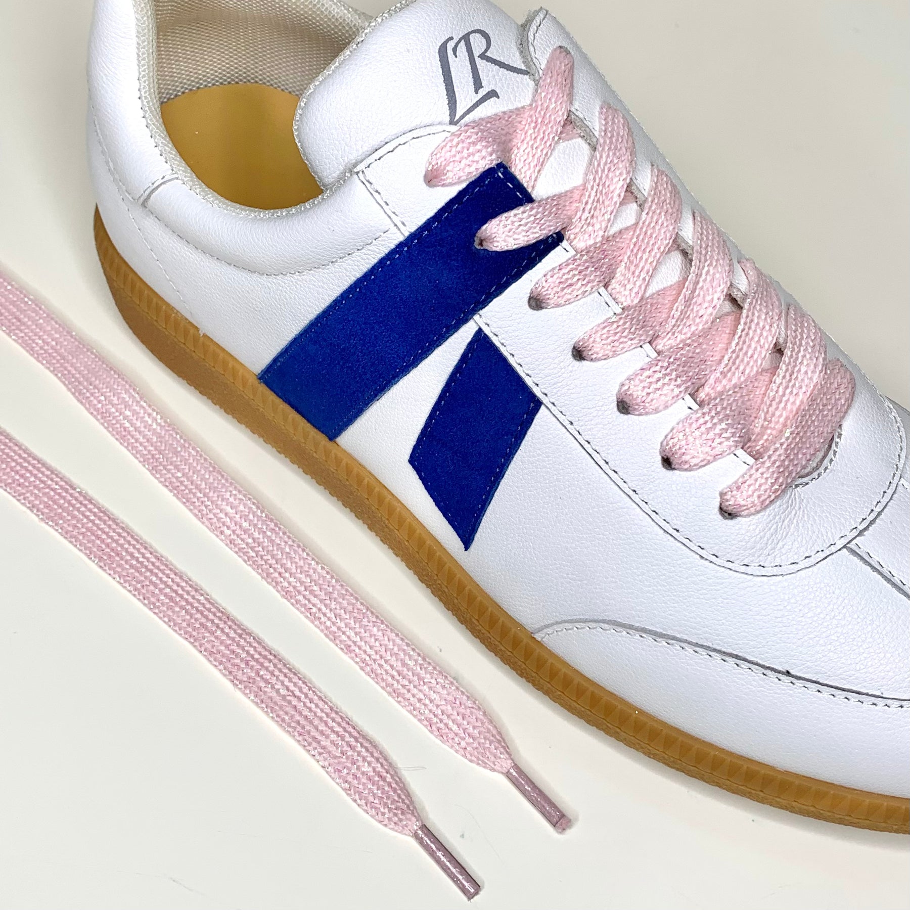 Baby Pink Glitter Laces