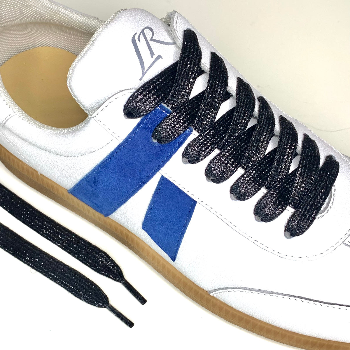 Black Glitter Laces