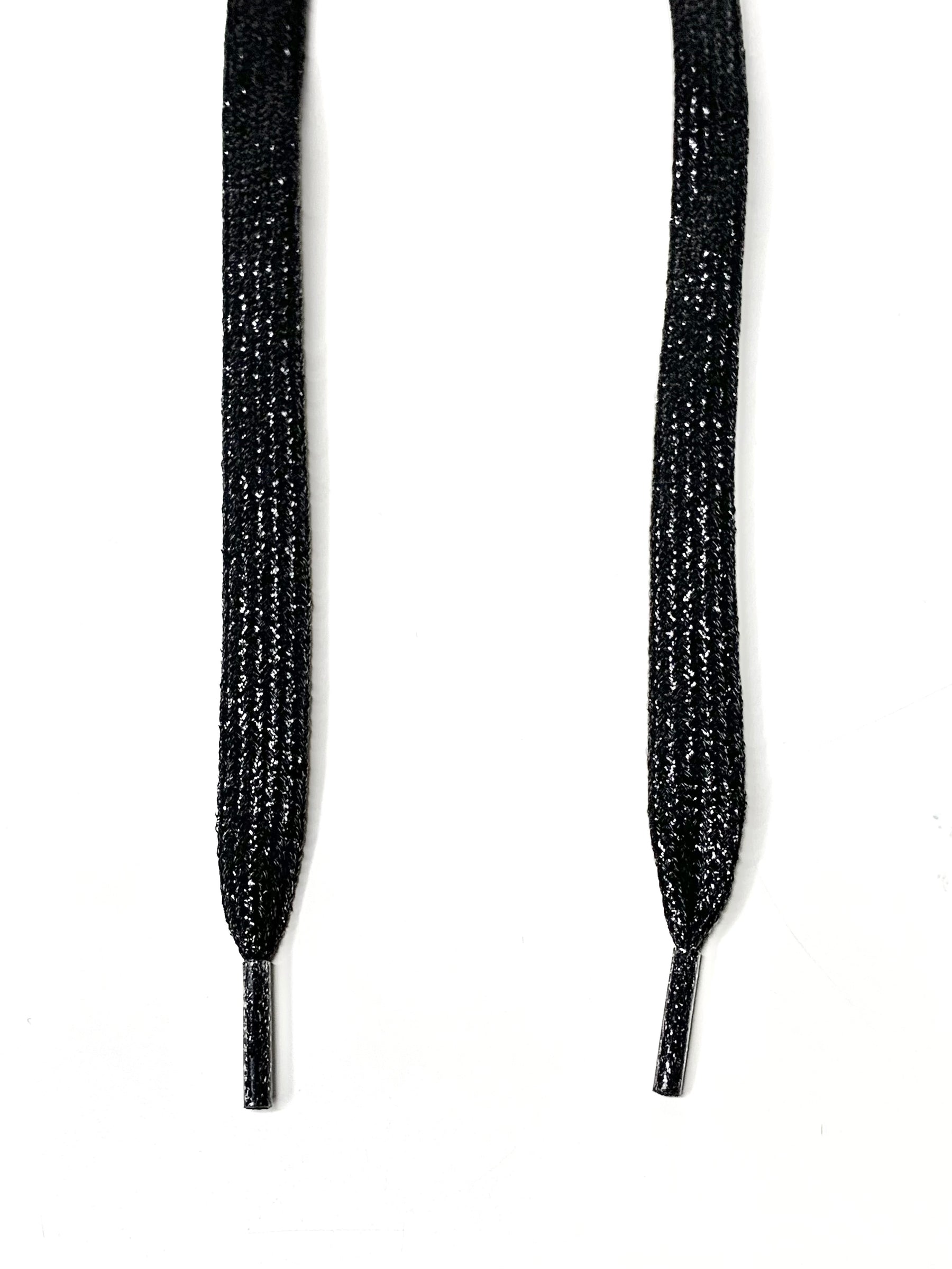 Black Glitter Laces