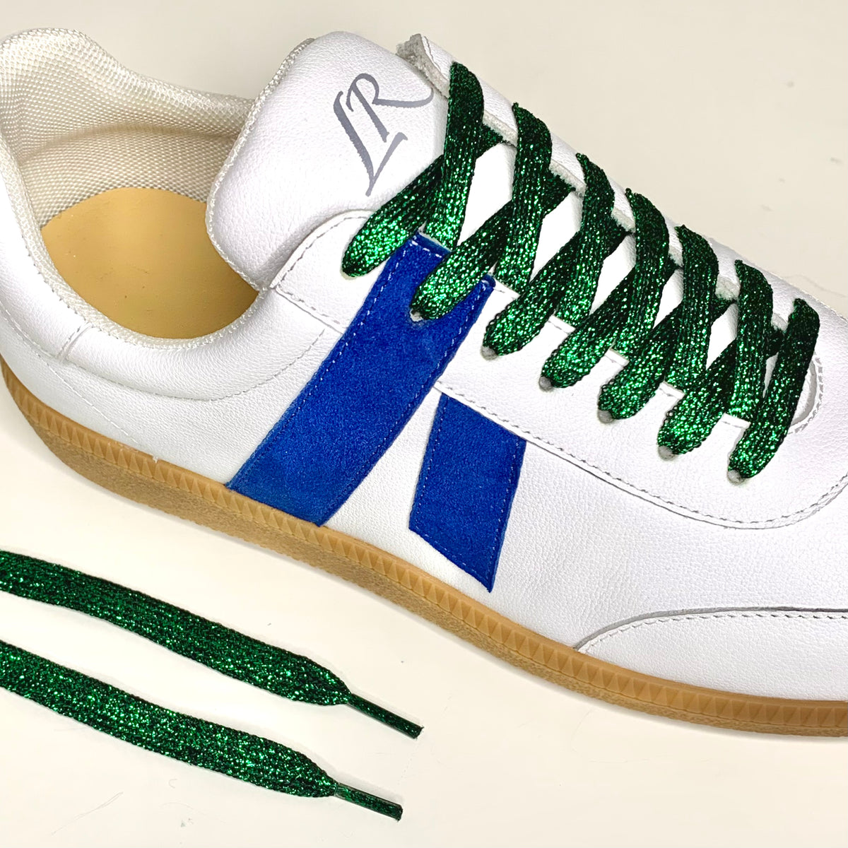 Glitter Green Laces