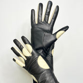 Gloves Dottie Dots - Black/Cream
