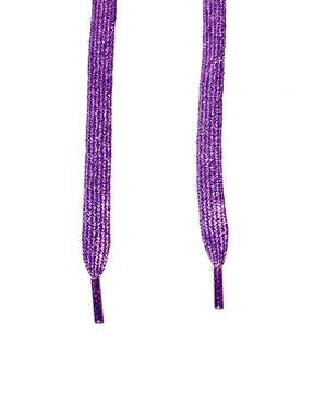 Purple Glitter Laces