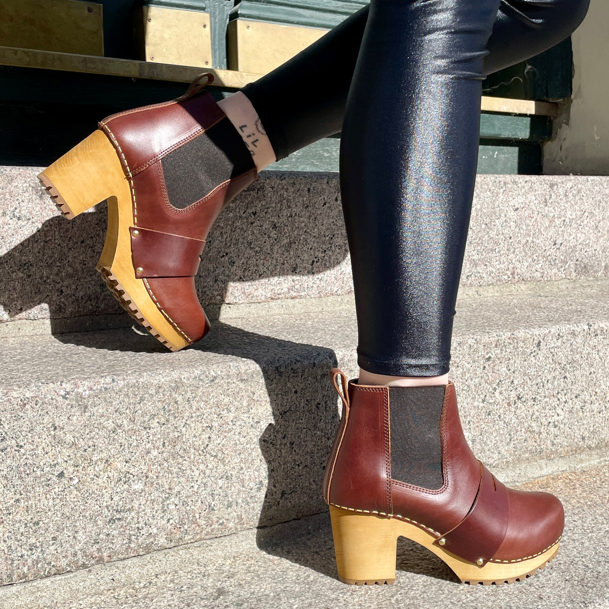 Sanita Wood-Penny Chunk Boot Brown