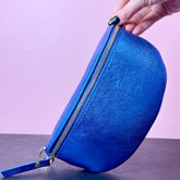Fanny Pack Metallic Blue