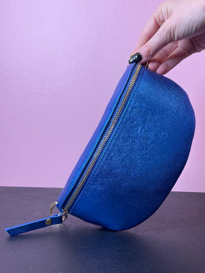 Fanny Pack Metallic Blue