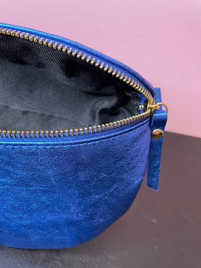 Fanny Pack Metallic Blue