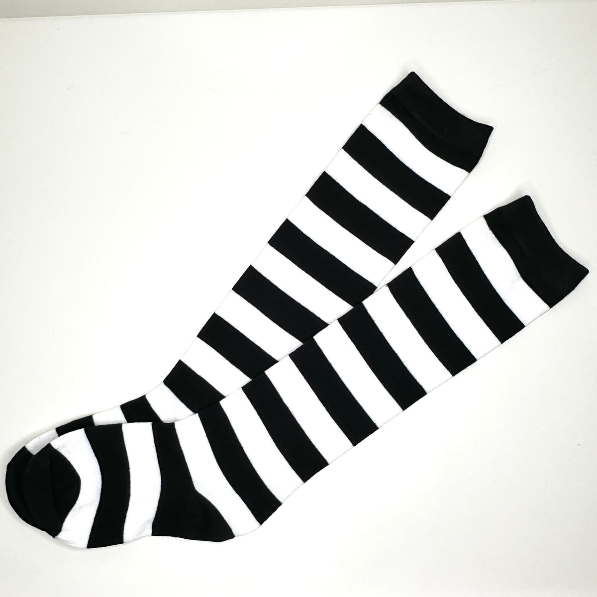 Black & White Stripes - Knee Socks