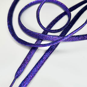 Purple Pink Laces Glitter
