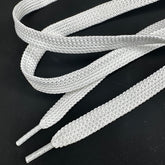 White Sparkle Silver Laces Glitter