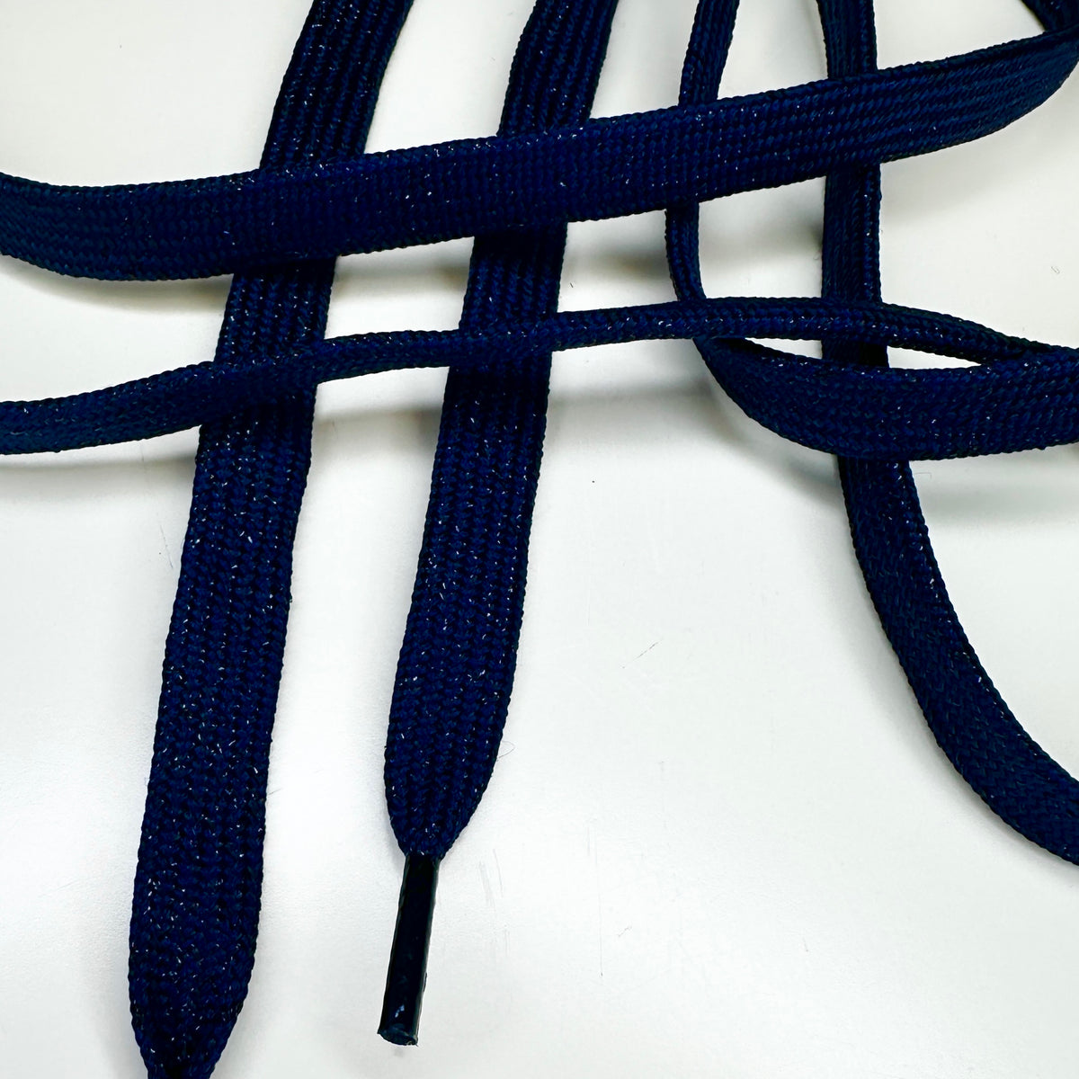 Dark Blue Laces Glitter