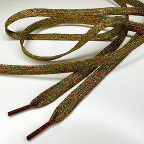 Unicorn Green Laces Glitter